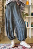 Basso Baby Cord Tiered Cuff Pant Storm